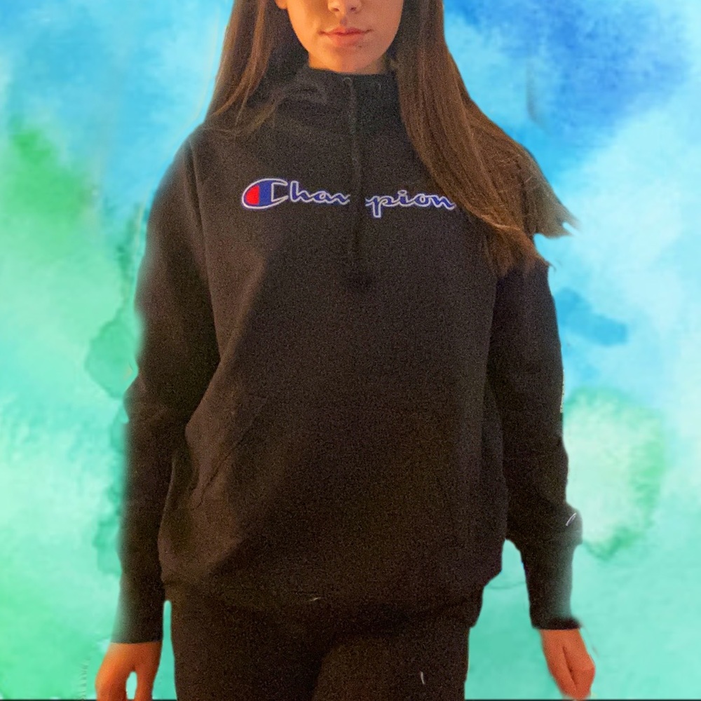 Champion black hoodie